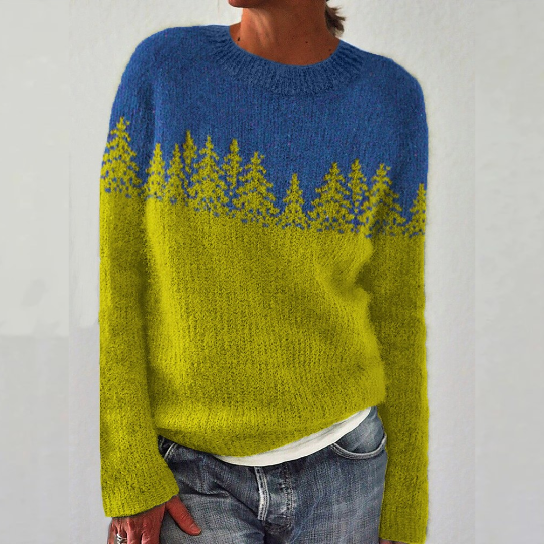 Mara - Przytulny Retro Sweter