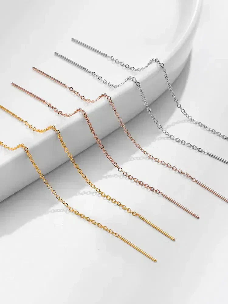 Persis – Nowoczesny design – Przeciągane kolczyki koła