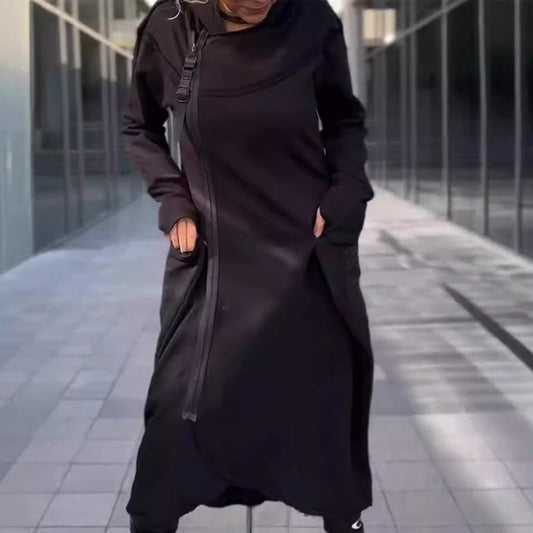 Noelia – sukienka-bluza z kapturem