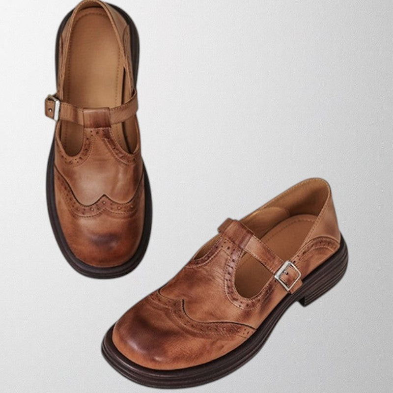 Flora - Eleganckie Skórzane Buty