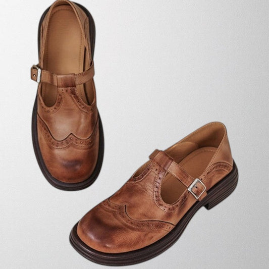 Flora - Eleganckie Skórzane Buty