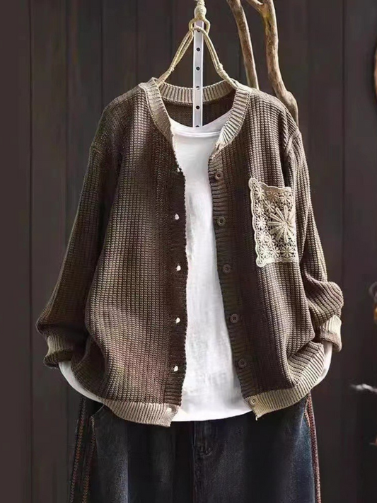 AVELINE - SWETER Z DZIURKAMI