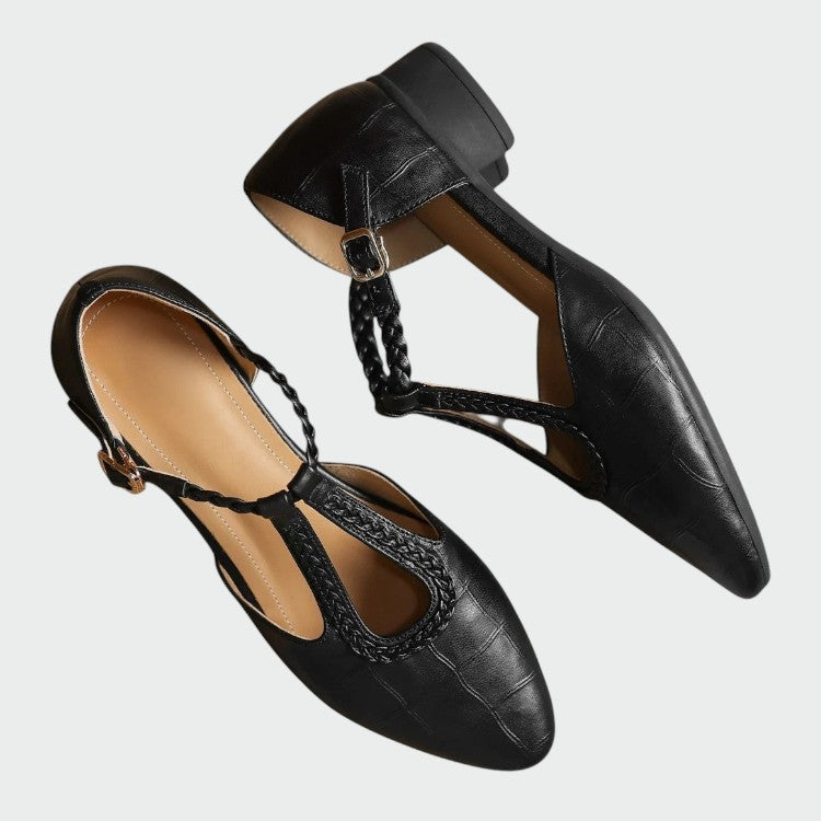 Olivia - Szpilki Mary Jane z T-bar