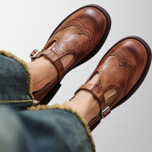 Flora - Eleganckie Skórzane Buty