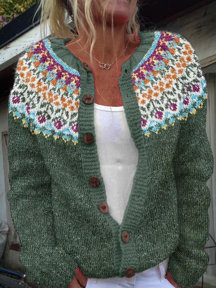 Alice - Vintage Islandzki Kardigan