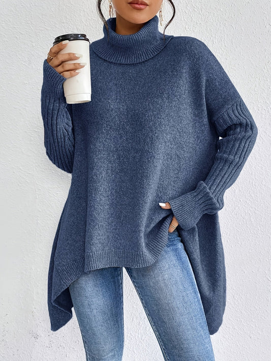 Isla - Oversized Sweter z Golfem