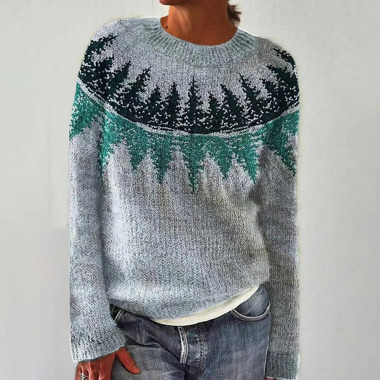 Lea - Przytulny Retro Sweter