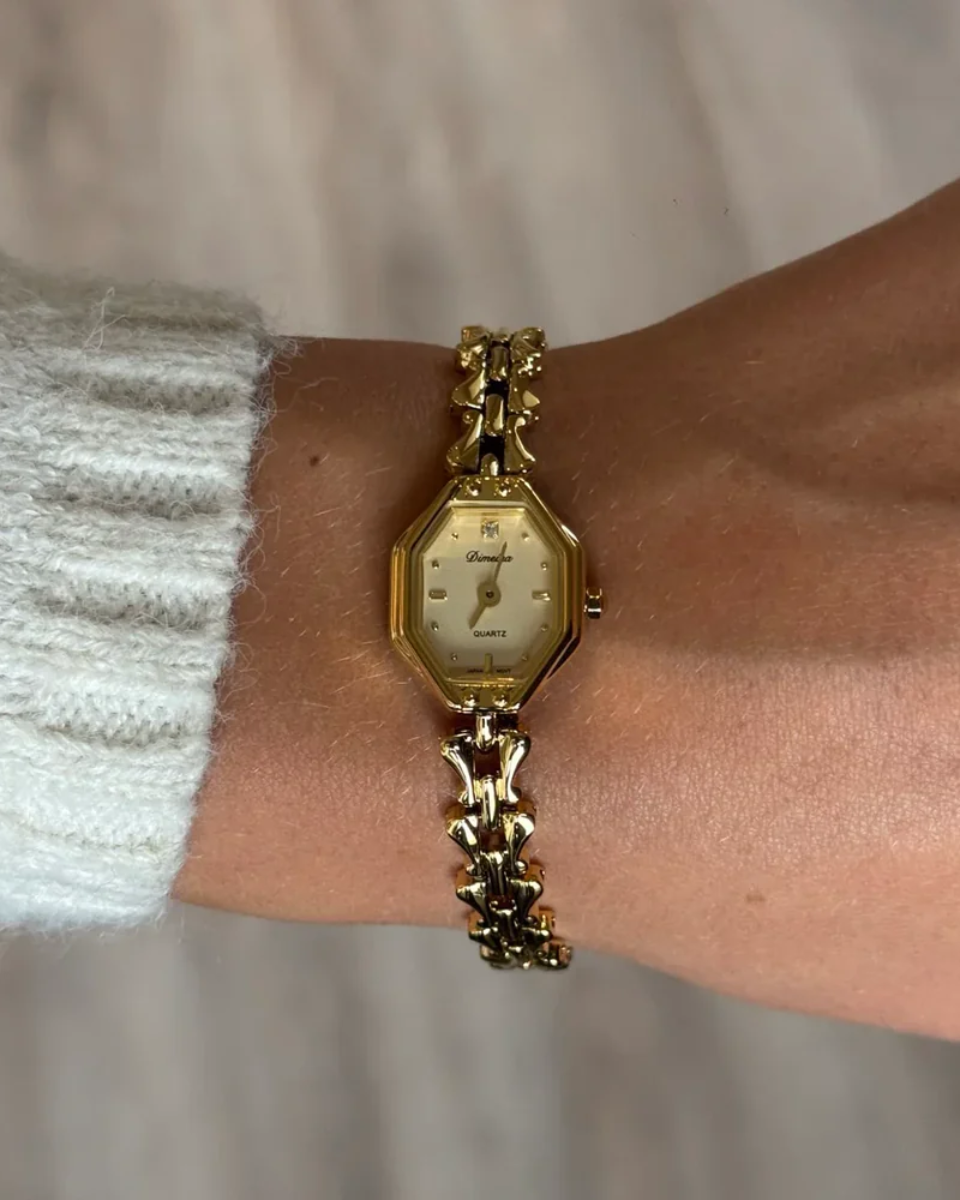 Lucetta – Sześciokątna koperta – Zegarek vintage