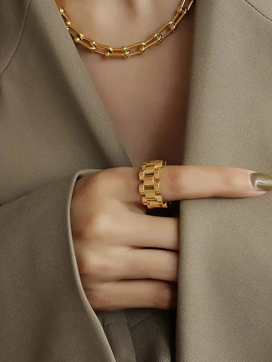 Mystara – Ozdobny design – Polerowany pierścionek