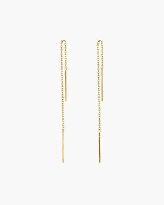 Persis – Nowoczesny design – Przeciągane kolczyki koła