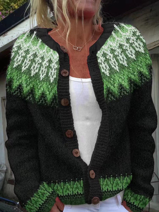 Sadie - Vintage Islandzki Kardigan