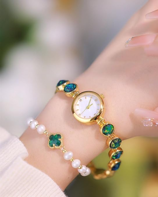 Seraphina – Tarcza z masy perłowej – Zegarek bransoletka