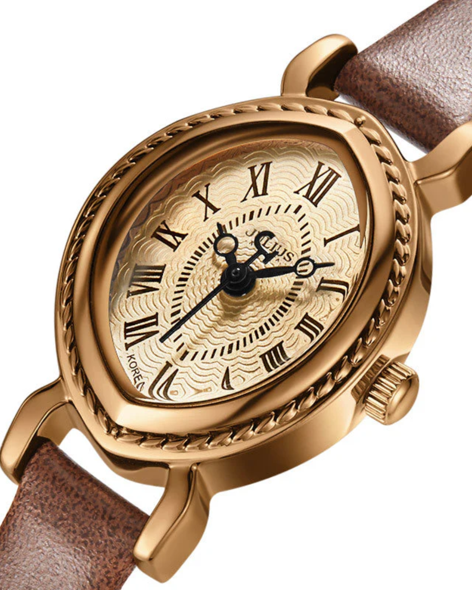 Tempora – Detal rzymskich cyfr – Zegarek vintage