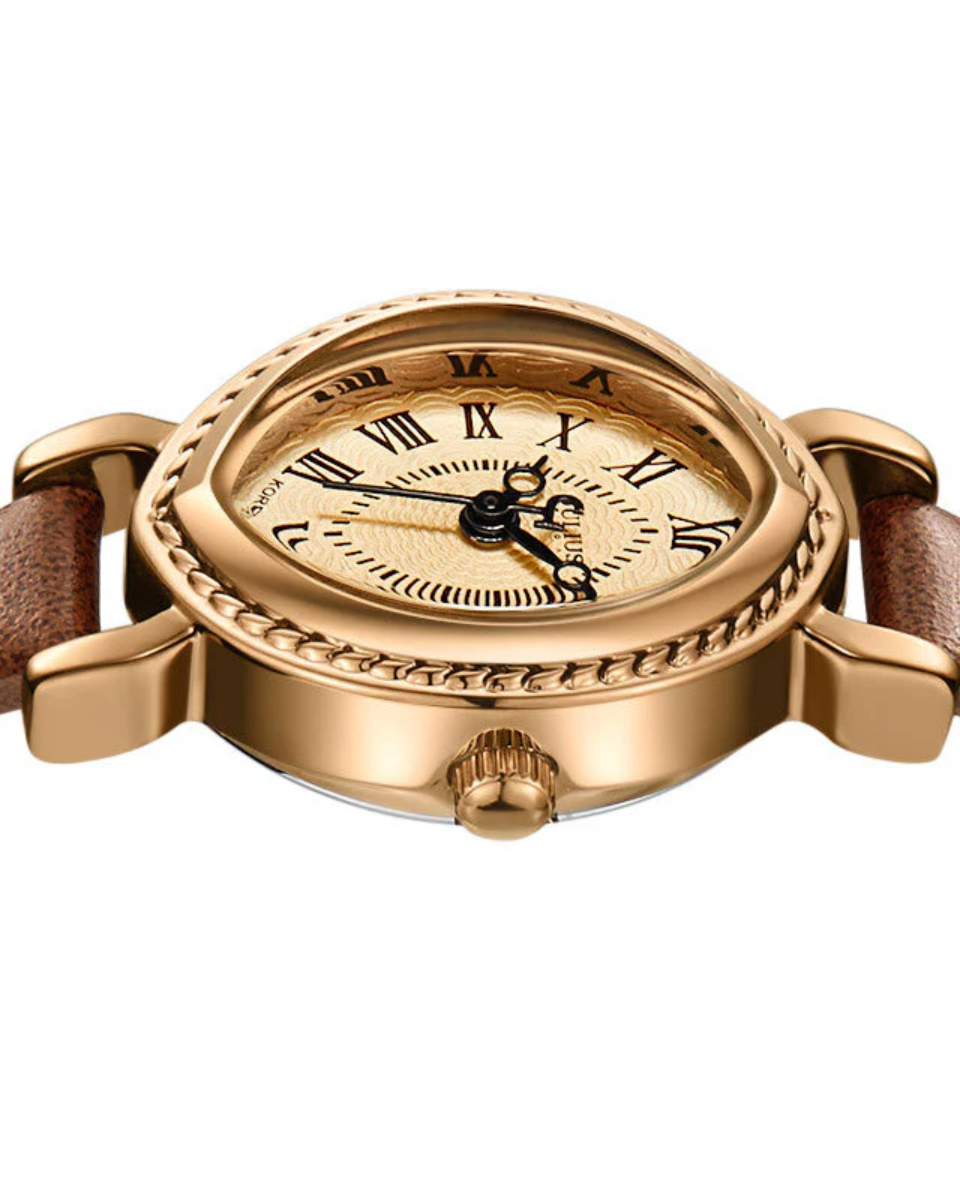 Tempora – Detal rzymskich cyfr – Zegarek vintage