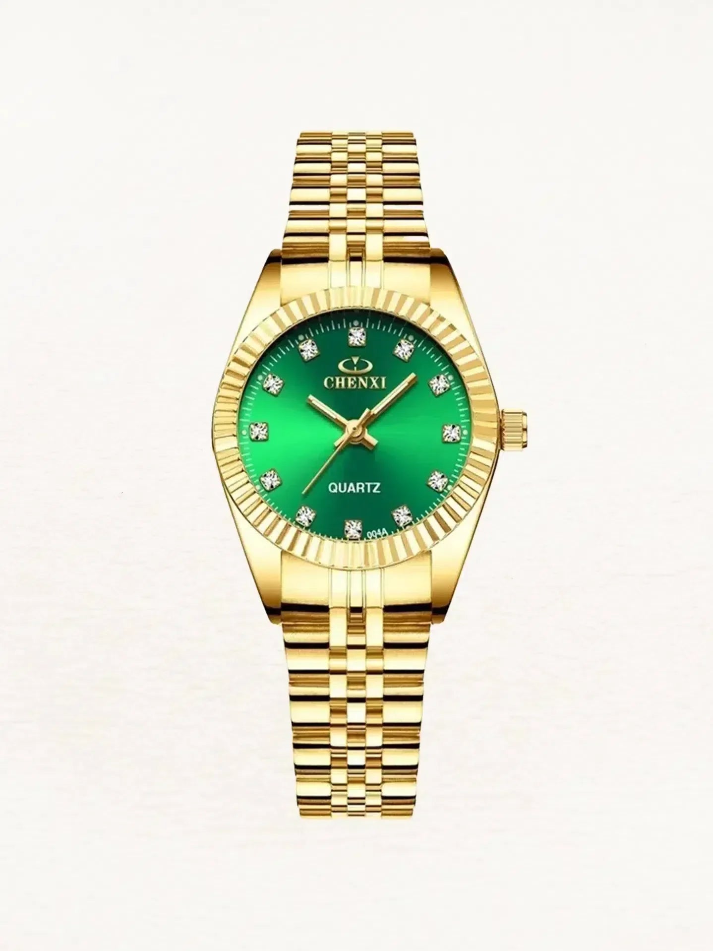 Undina – Delikatny design – Zegarek złoty