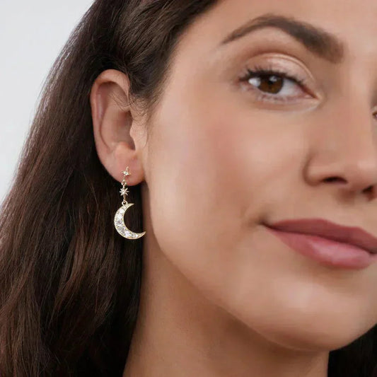 Zora – Pozłacana 18-karatowym złotem – Biżuteria w stylu niebiańskim