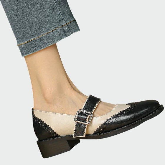 Olivia – Skórzane Mary Janes
