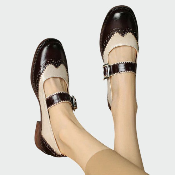 Olivia – Skórzane Mary Janes